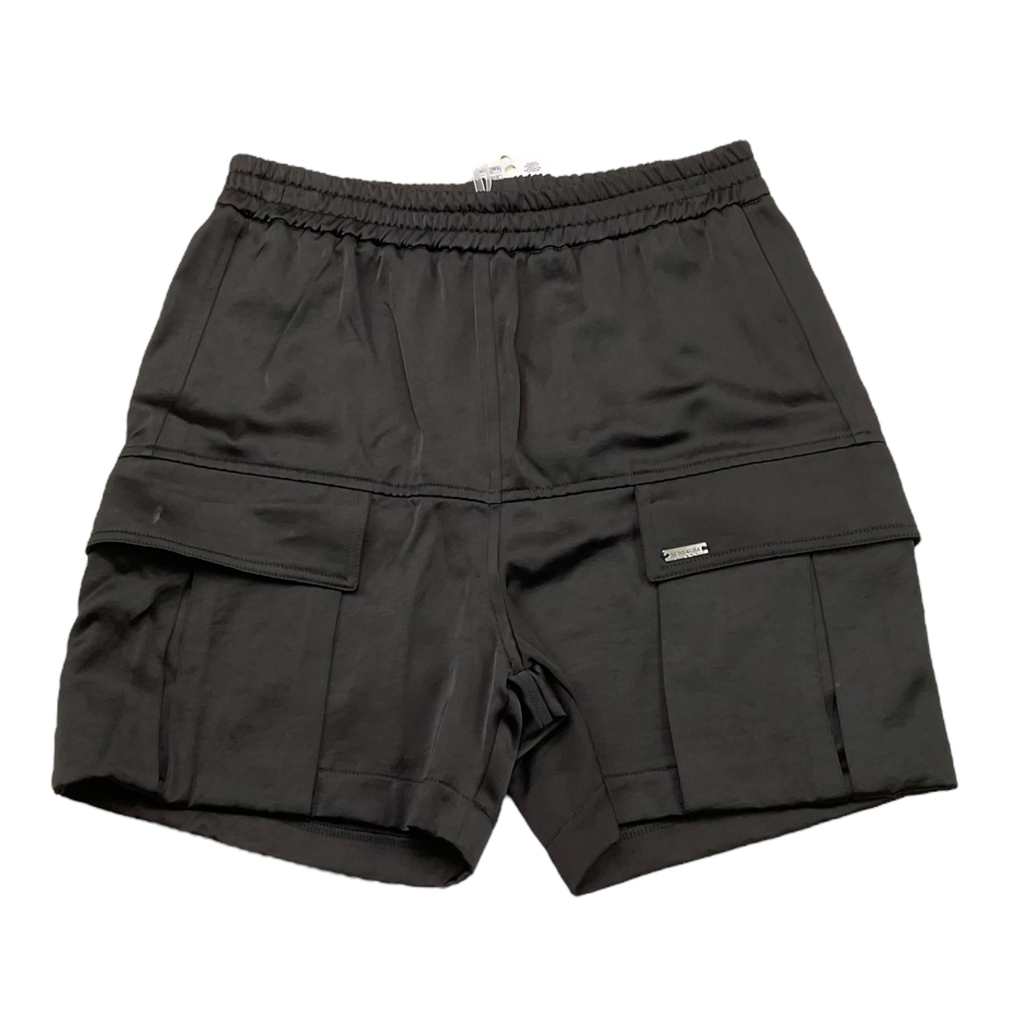 MONNALISA short tinta unita con elastico in vita Nero per Bambina 17D405 NERO MONNALISA 