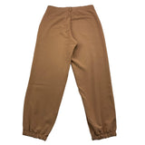 PLEASE pantalone tinta unita con girovita regolabile Marrone per Bambina PHJ9130G41 MARRONE PLEASE 