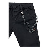 Never Too Solid Color Pants with Adjustable Waist Black for Baby