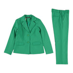 Manila Grace Completo 2 Pezzi Pantalone-Giacca per Bambina MG2021 VERDE MANILA GRACE 