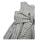 Le Bebe Abito Giromanica Tinta Unita Fantasia A Righe per Neonata LBG5818 BEIGE LE BEBE 