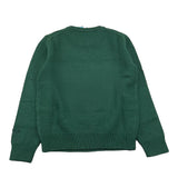 SAINT BARTH maglia girocollo tinta unita con stampa Verde per Bambino DOU0001 VERDE SAINT BARTH 