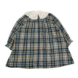 Tartine Et Chocolat Long Sleeve Dress With Blue Collar For Baby Girl