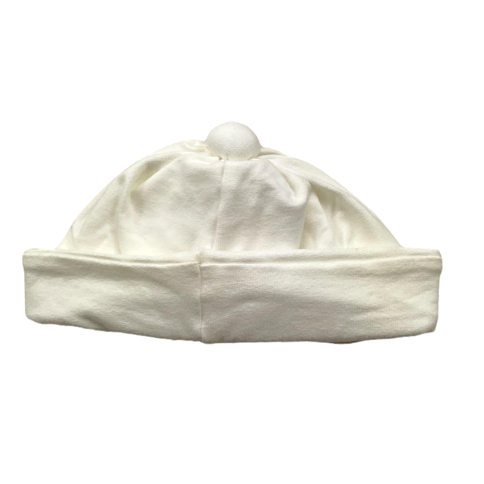 ALETTA cappello tinta unita con applicazione Bianco per Neonata RB999017F BIANCO ALETTA 