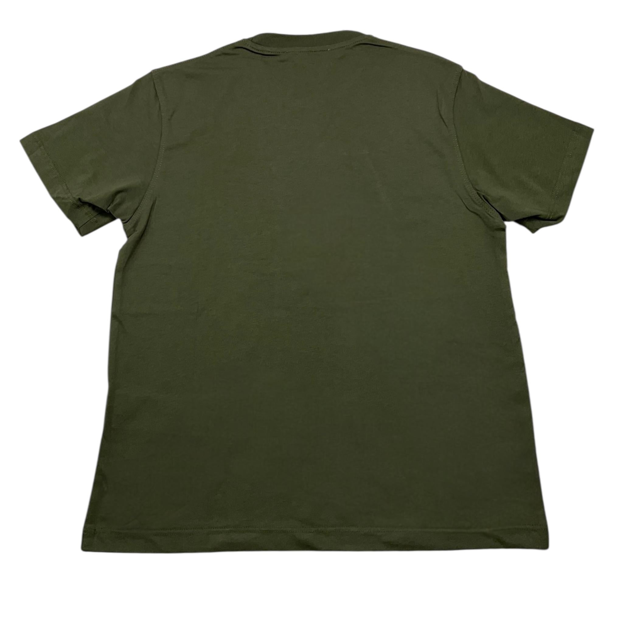 I'M BRIAN t-shirt girocollo tinta unita con logo Verde per Bambino TS3142JXX VERDE I'M BRIAN 