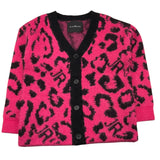 JOHN RICHMOND cardigan fantasia maculata Rosa fluo per Bambina RGA25047CD ROSA FLUO JOHN RICHMOND 