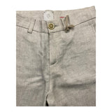 Eleventy Bermuda Solid Color Adjustable Waist Grey For Boys