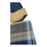 DAN JOHN set cappello-sciarpa con fantasia Blu per Bambino KITD5301 BLU DAN JOHN 