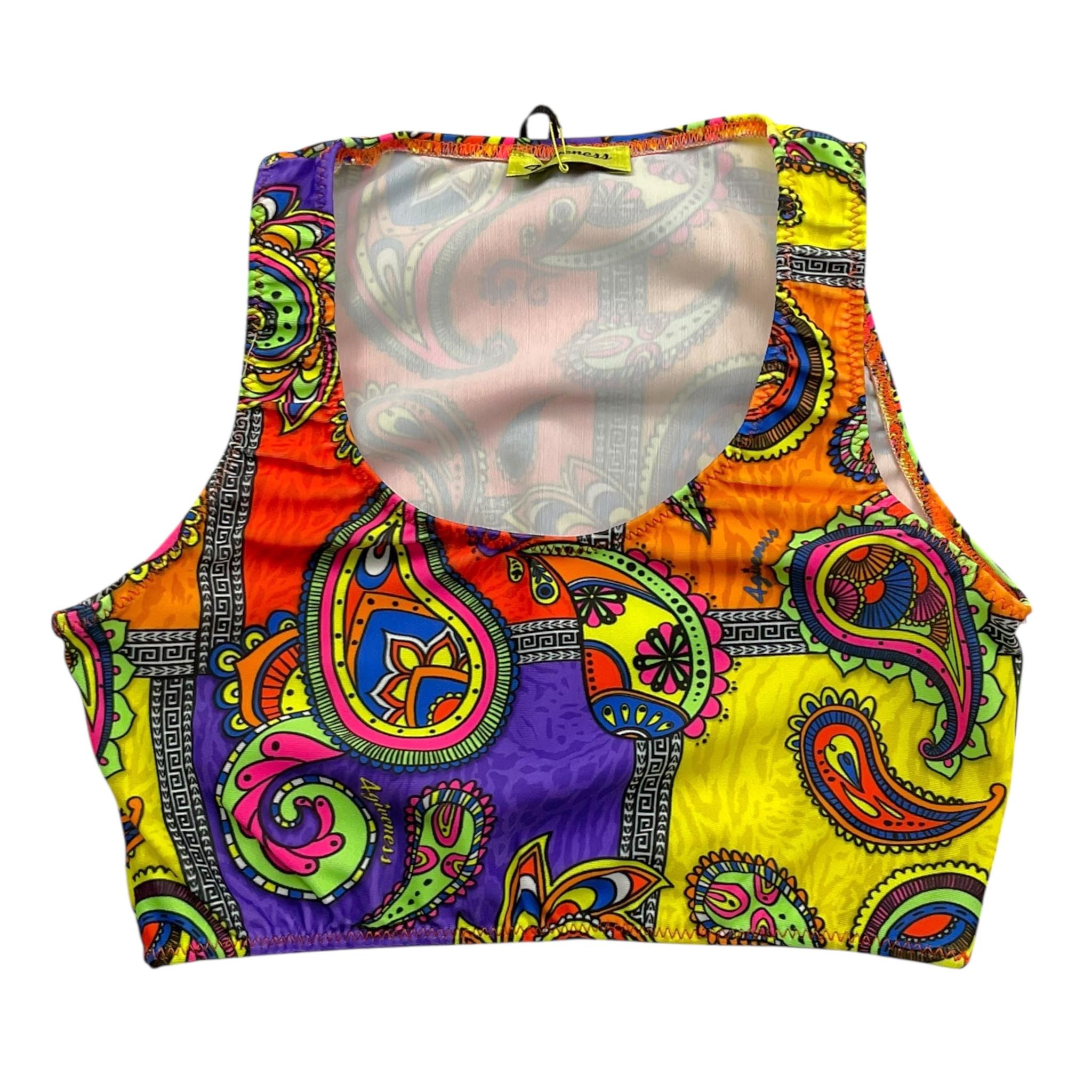 4Giveness Top Tinta Unita con Fantasia per Bambina FGCG3907 MULTICOLOR 4GIVENESS 