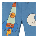 STELLA McCARTNEY pantalone tuta tinta unita con stampe in contrasto Blu per Neonato TV6520 BLU STELLA McCARTNEY 