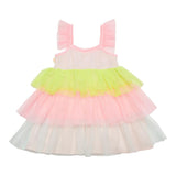 Billieblush Multicolor Tulle Sleeveless Dress for Baby Girl