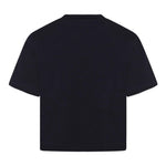 Marni T-Shirt Girocollo Tinta Unita con Stampa per Bambina M01317X BLU MARNI 