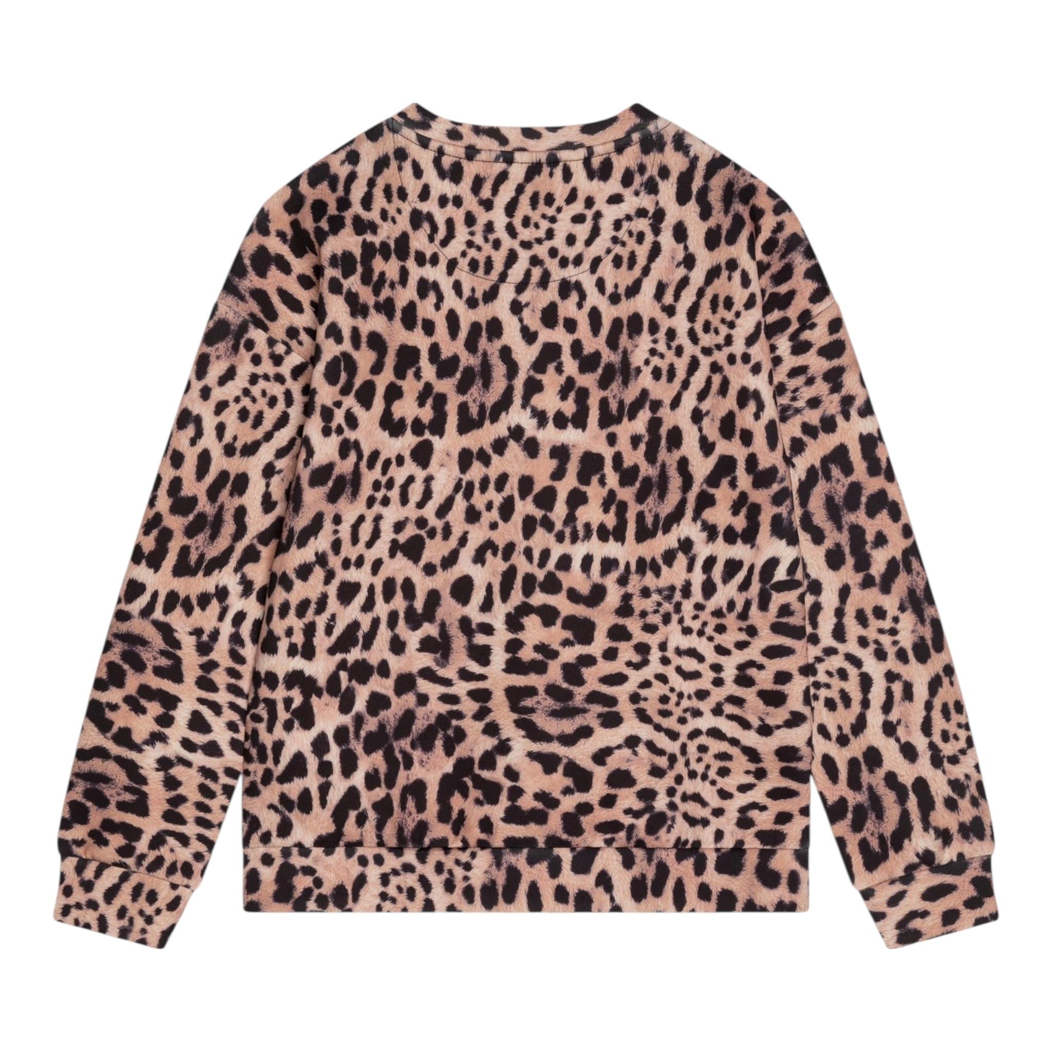 GUESS felpa girocollo stampa fantasia maculata Beige per Bambina J4BQ07KAZQ2 BEIGE GUESS 