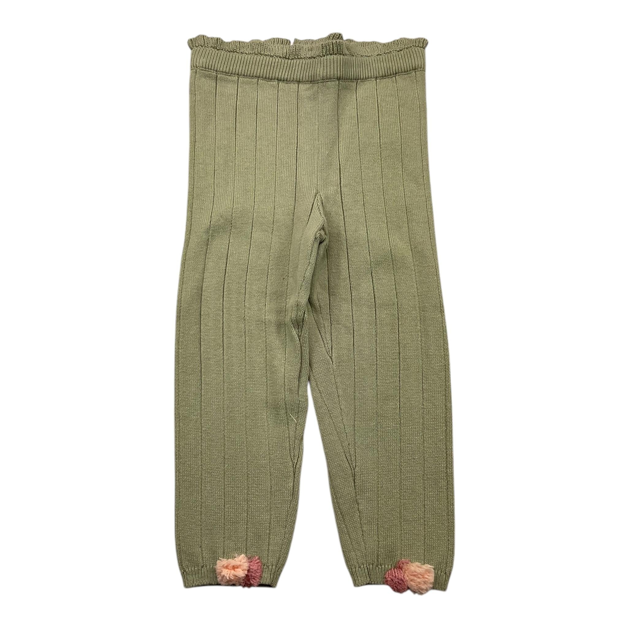 LOUISE MISHA leggins tinta unita Verde per Bambina GRCW24L0295 VERDE LOUISE MISHA 