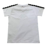 KAPPA t-shirt girocollo tinta unita con stampa Bianco per Bambino 3736M00058 BIANCO KAPPA 