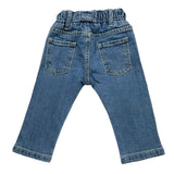 Never Too Complete Solid Color Jeans With Elastic Waist-Blue Sweater For Newborn