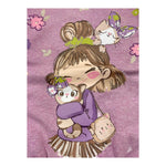 MAYORAL felpa girocollo tinta unita con stampa Viola per Neonata 2922 VIOLA MAYORAL 