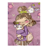 MAYORAL felpa girocollo tinta unita con stampa Viola per Neonata 2922 VIOLA MAYORAL 