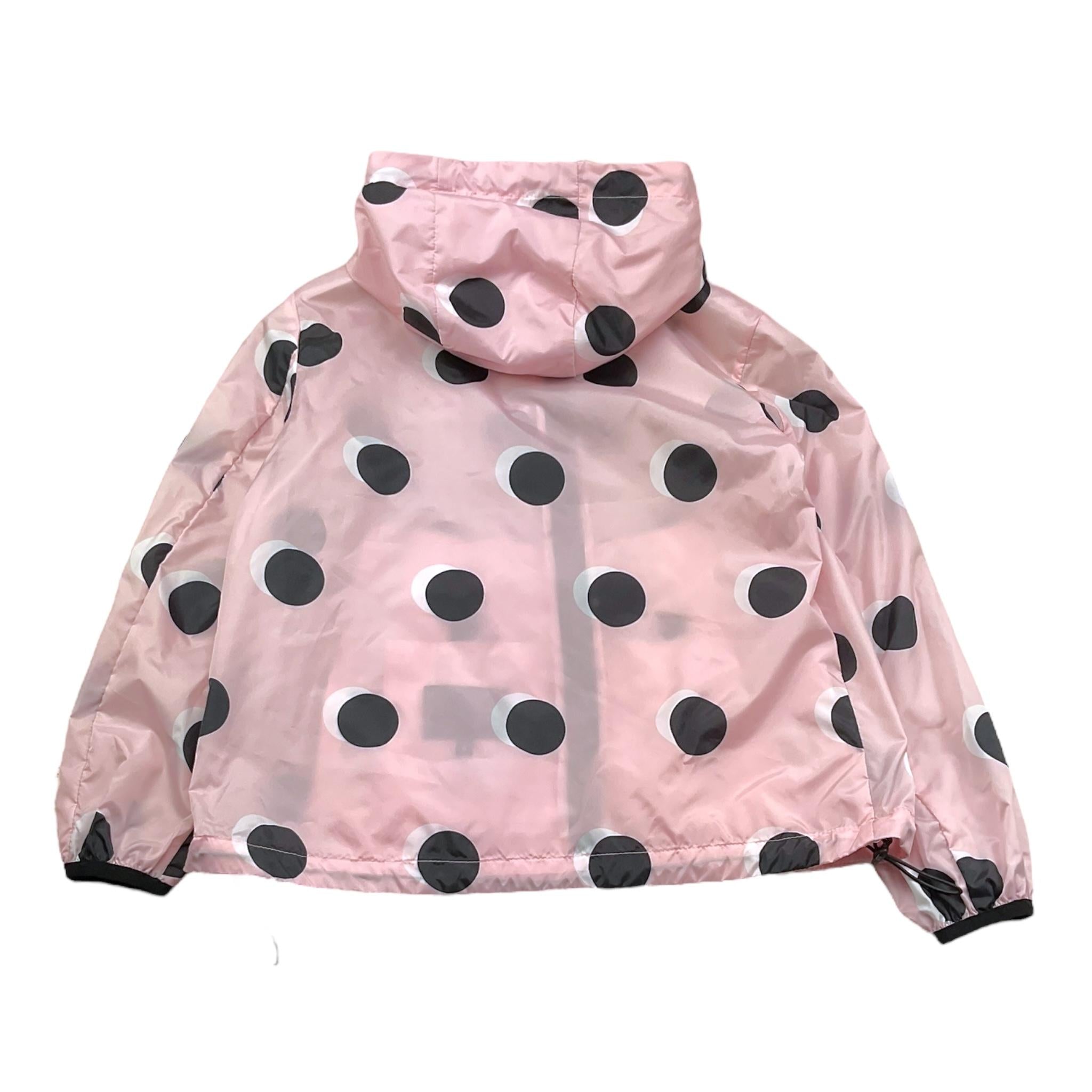 Blauer Giubbino Tinta con Fantasia Pois E Cappuccio per Bambina 23SBLGC04225 ROSA BLAUER 