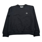 Philipp Plein Felpa Chiusa Girocollo tinta unita Nero per Bambino 31038 NERO PHILIPP PLEIN 
