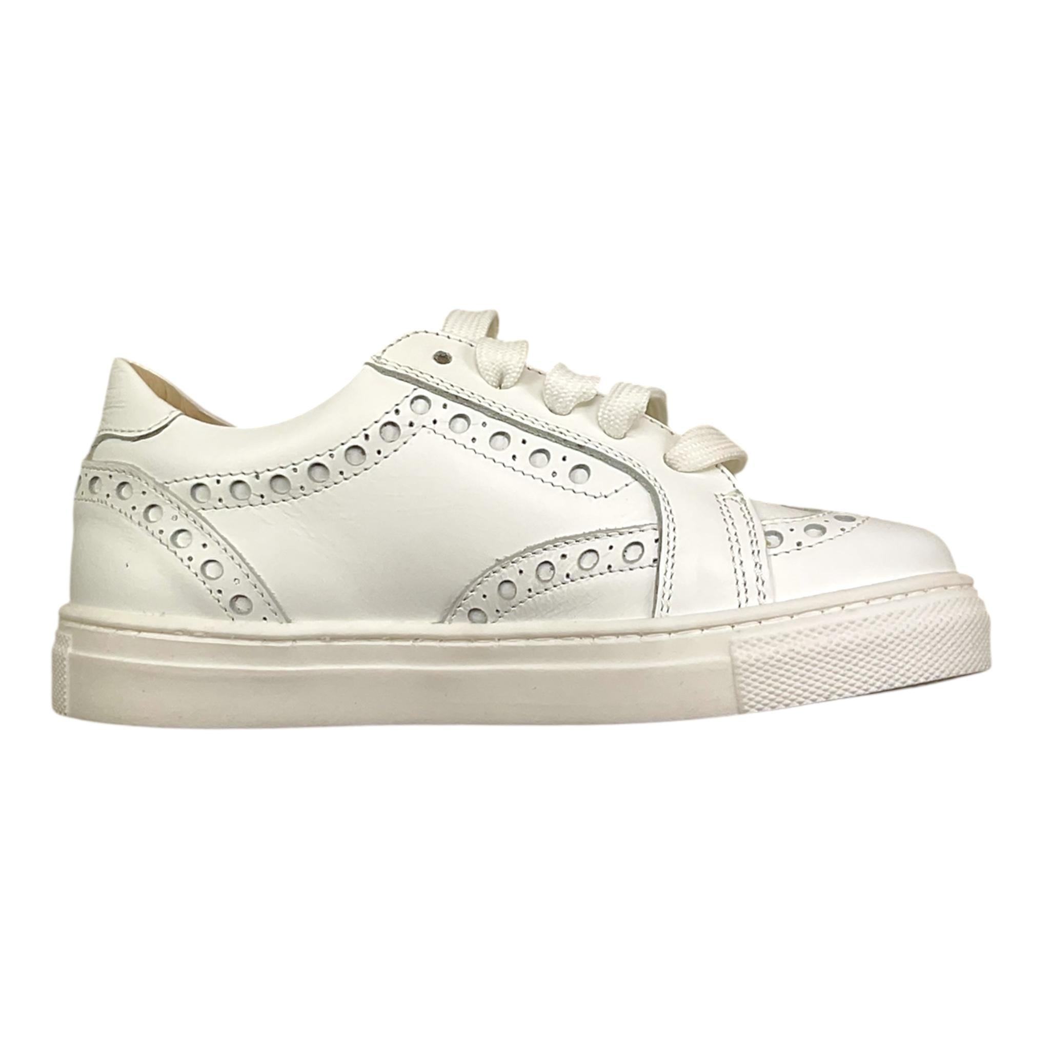 Montelpare Sneakers Tinta Unita con Lacci per Neonata MIT7959N BIANCO MONTELPARE 