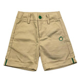 Trussardi Bermuda Solid Color with Adjustable Waist Beige for Newborns