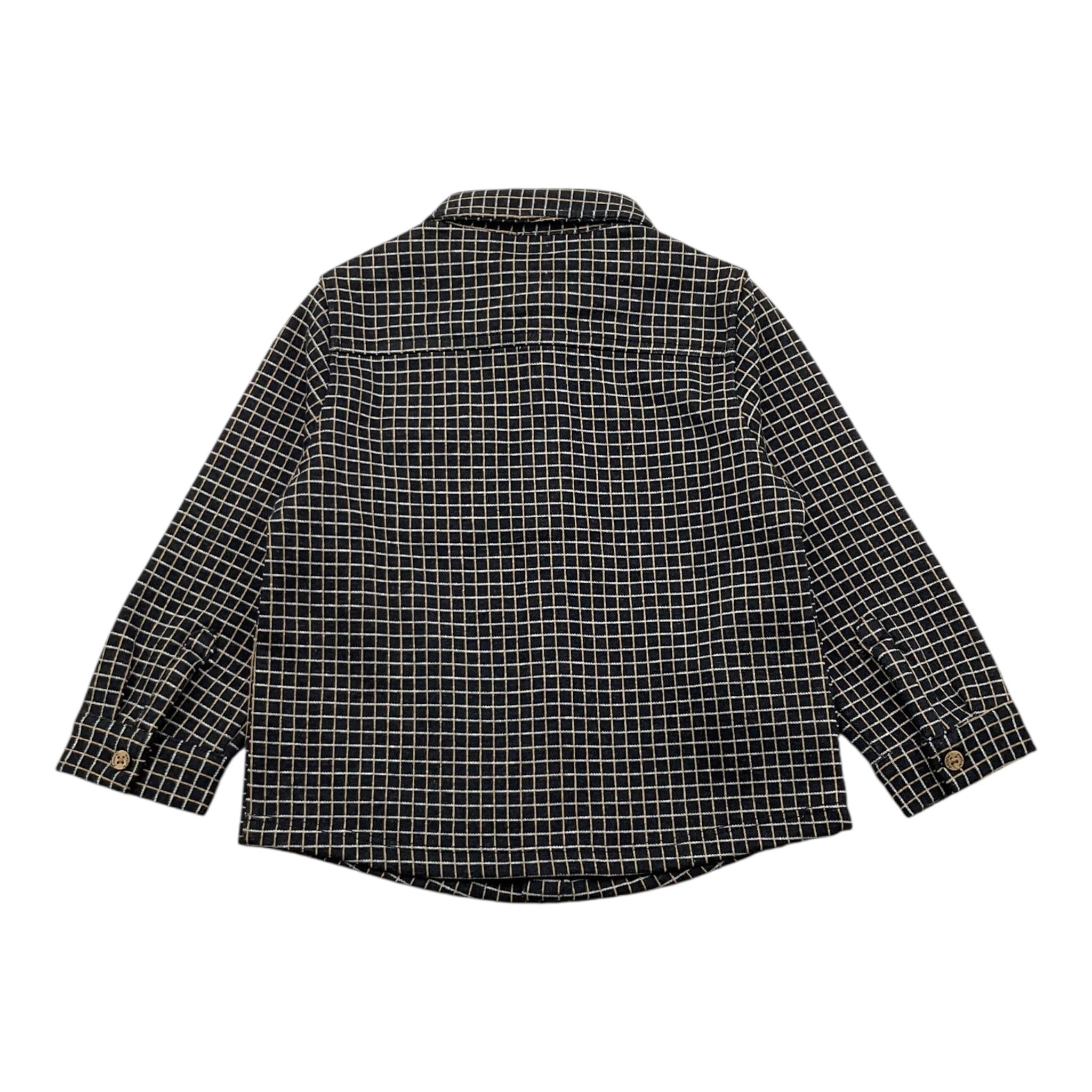 MAYORAL camicia tinta unita con fantasia a quadrettini Blu per Neonato 2186 BLU MAYORAL 