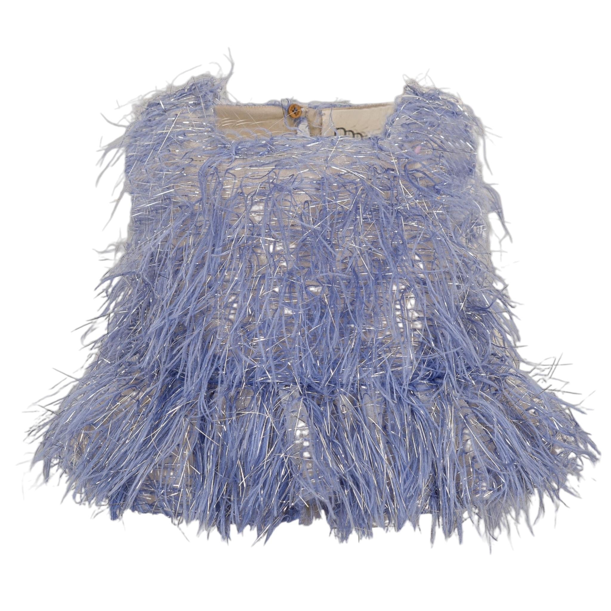 DOU DOU top giromanica tinta unita con applicazioni Lilla per Bambina DV5A42X LILLA DOU DOU 