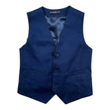 Manuel & Frank Gilet Tinta Unita per Bambino MF5011B BLU MANUEL & FRANK 