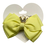 Angel'S Face Solid Yellow Hair Clip For Girls