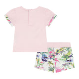 Guess Completo 2 Pezzi T-Shirt-Short per Neonata A4GG13K6YW3 ROSA GUESS 
