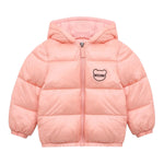 MOSCHINO giubbino tinta unita con zip e cappuccio Rosa per Neonata MUS02QQ ROSA MOSCHINO 