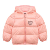 MOSCHINO giubbino tinta unita con zip e cappuccio Rosa per Neonata MUS02QQ ROSA MOSCHINO 