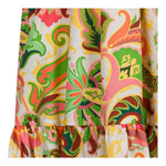 Etro Abito Tinta Unita con Fantasia per Bambina GW1B12P BIANCO ETRO 