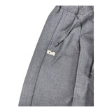 Daniele Alessandrini Solid Color Pants With Elastic Waist Grey For Boys