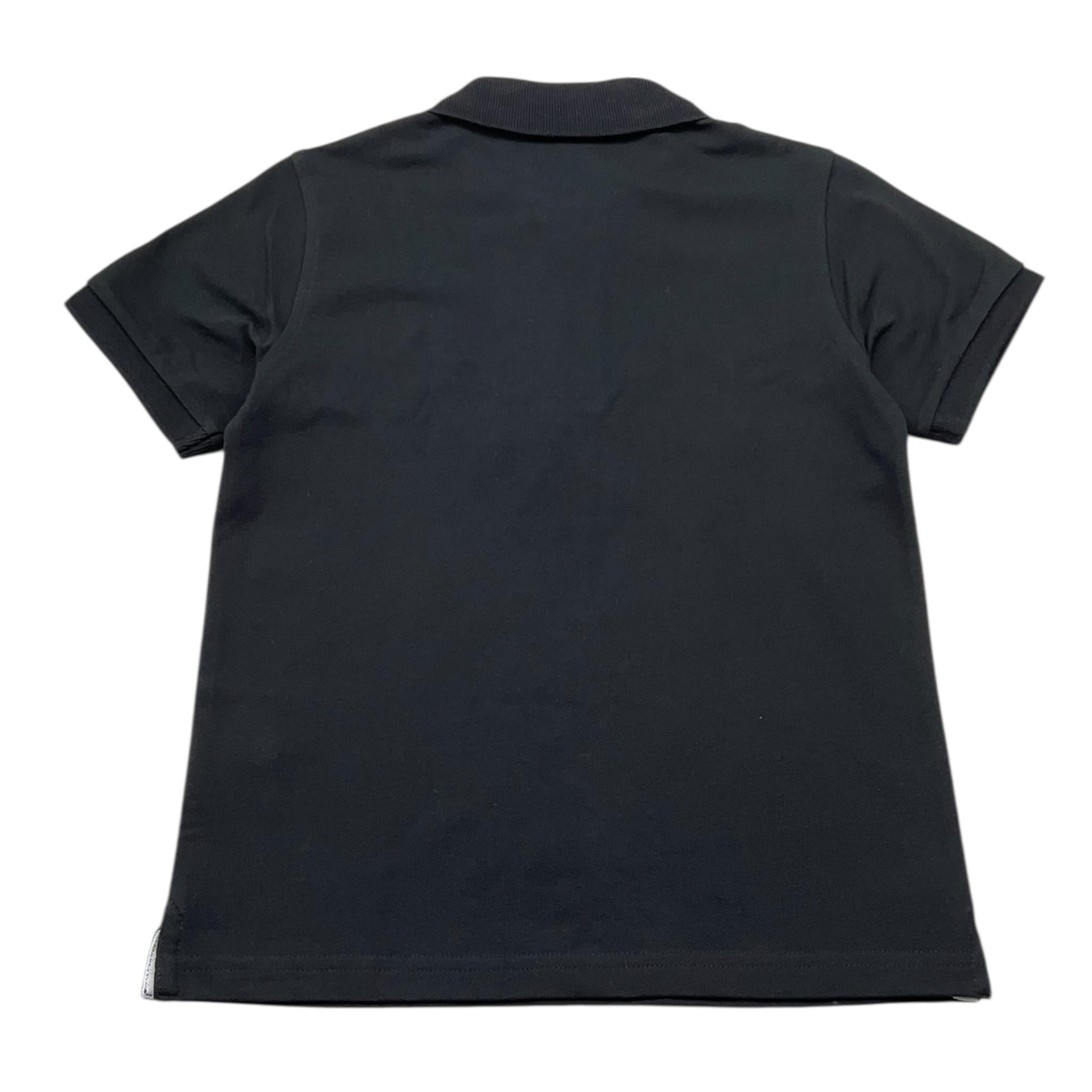Sun68 Polo Mezza Manica Tinta Unita con Stampa per Bambino CPA35313 NERO SUN68 