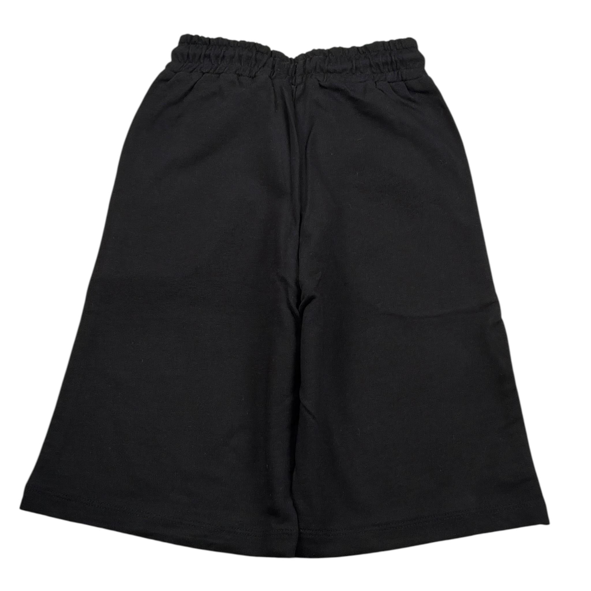 Everlast Bermuda In Tuta tinta unita con Stampa Nero per Bambino ER12K NERO EVERLAST 