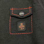 REFRIGIWEAR shirt girocollo tinta unita con stampa Nero per Bambino RW748 NERO REFRIGIWEAR 