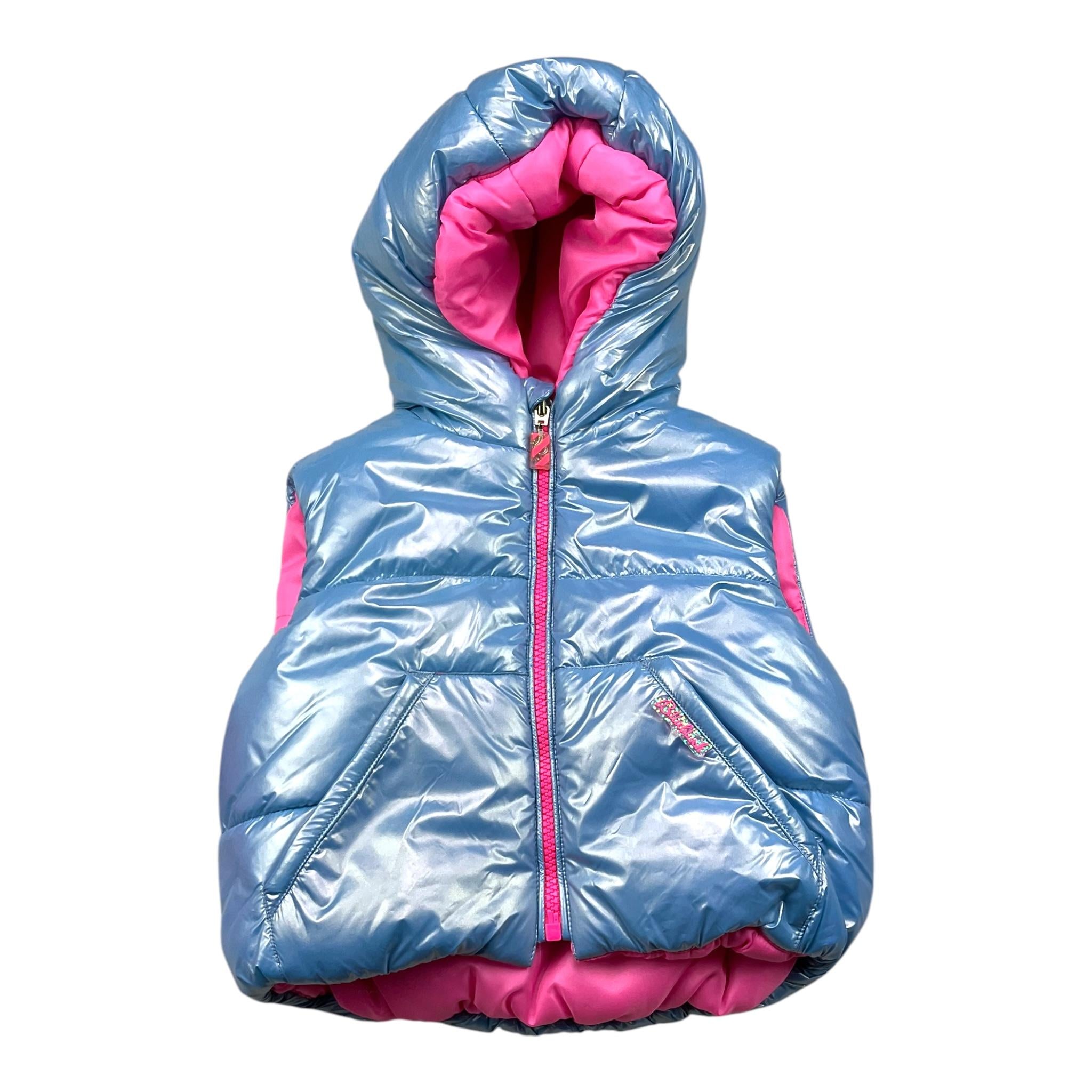 BillIEBLUSH smanicato tinta unita con cappuccio Azzurro per Bambina U20518J AZZURRO BillIEBLUSH 