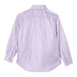 Aspesi Solid Color Shirt Jacket With Pockets Lilac For Boys
