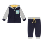GUESS completo 2 pezzi felpa-pantalone tuta  Blu per Bambino N4YG13KA6R3X BLU GUESS 