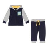GUESS completo 2 pezzi felpa-pantalone tuta  Blu per Bambino N4YG13KA6R3X BLU GUESS 
