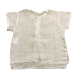 Pype Shirt Half Sleeve Solid Color Cream For Baby