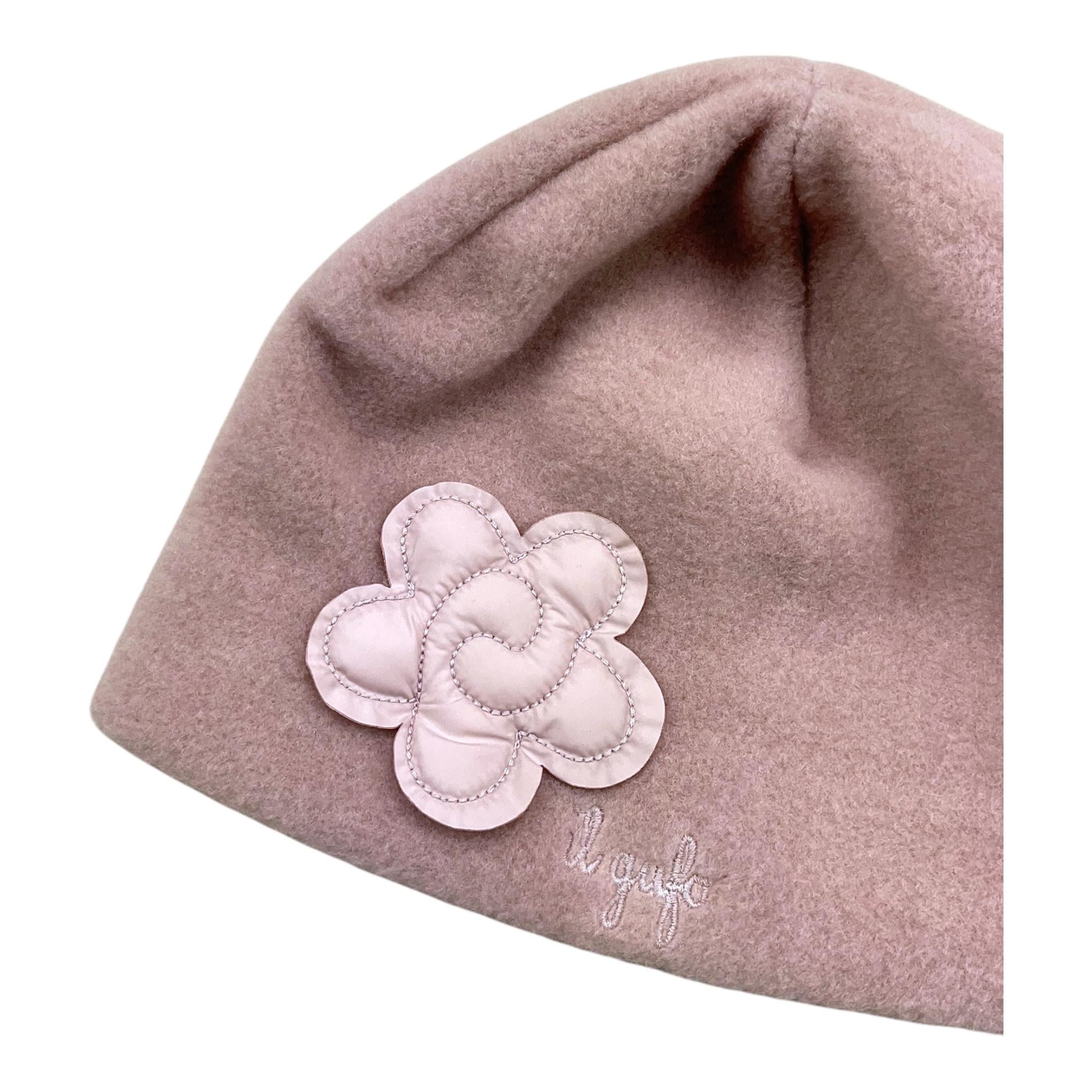 IL GUFO cappelo tinta unita in ciniglia Rosa per Neonata A24EO354M0108 ROSA IL GUFO 