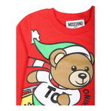ICEBERG shirt girocollo tinta unita con stampa orso Rosso per Bambino MSO00RJX ROSSO ICEBERG 