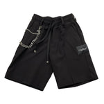 John Richmond Bermuda Tinta Unita con Elastico In Vita per Bambino RBP25226BE NERO JOHN RICHMOND 