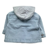 Moschino Giubbino In Denim con Cappuccio per Neonato MUA00A AZZURRO MOSCHINO 