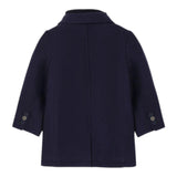 SARABANDA cappotto tinta unita con bottoni Blu per Bambino 07180 BLU SARABANDA 