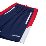 Dsquared2 Bermuda Tricolore con Elastico In Vita per Bambino DQ2832 BLU DSQUARED2 