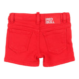 Dsquared2 Bermuda Solid Color With 5 Pockets Red For Boys